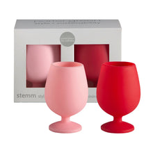 Load image into Gallery viewer, Silicone Wine Glasses 2 pack