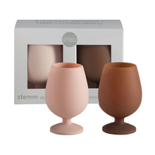 Load image into Gallery viewer, Silicone Wine Glasses 2 pack