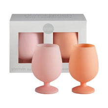 Load image into Gallery viewer, Silicone Wine Glasses 2 pack