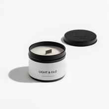 Load image into Gallery viewer, Light & Glo Candle Tins