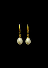 Load image into Gallery viewer, Kailani Pearl Drop Hook Earring