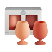 Load image into Gallery viewer, Silicone Wine Glasses 2 pack
