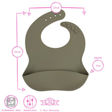 Load image into Gallery viewer, Silicone Baby Weaning Bib