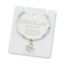 Load image into Gallery viewer, White Howlite Healing Gem Bracelet