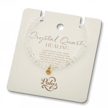 Load image into Gallery viewer, Crystal Quartz Healing Gem Bracelet