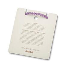Load image into Gallery viewer, Amethyst Healing Gem Bracelet