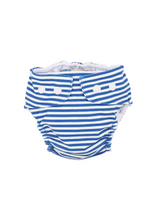 Load image into Gallery viewer, Bodhi Stripe Aqua Nappy
