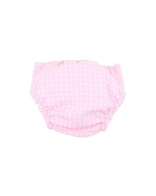 Load image into Gallery viewer, Pink Gingham Aqua Nappy
