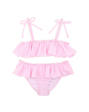 Load image into Gallery viewer, Pink Gingham Bikini 3-5Y
