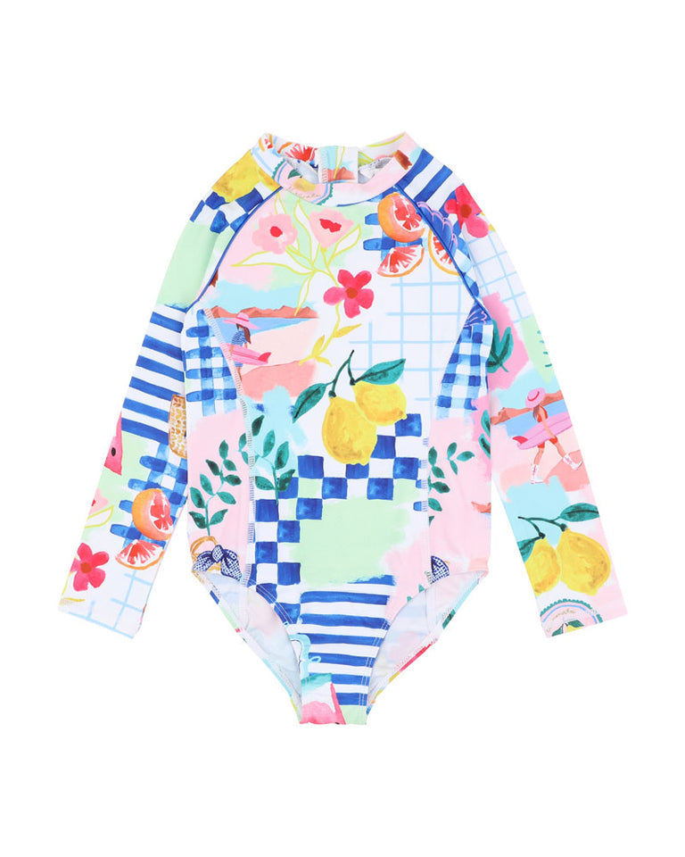 Camille LS Sunsuit 3-5Y