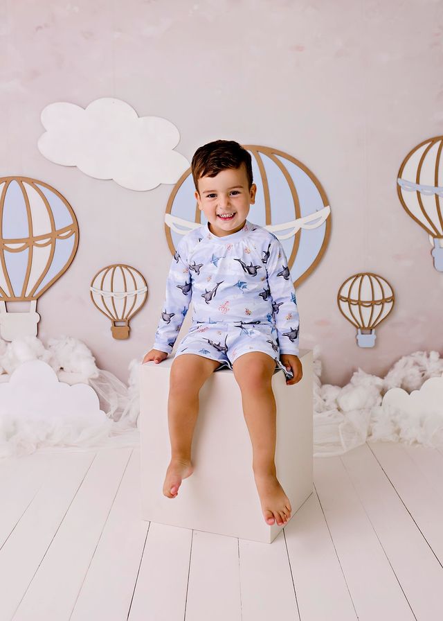 Ocean Safari 2 Piece Shorts and Rashie