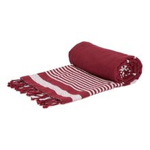 Load image into Gallery viewer, Deluxe Turkish Beach Towel

