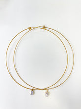 Load image into Gallery viewer, Golden Halo Drop Necklace
