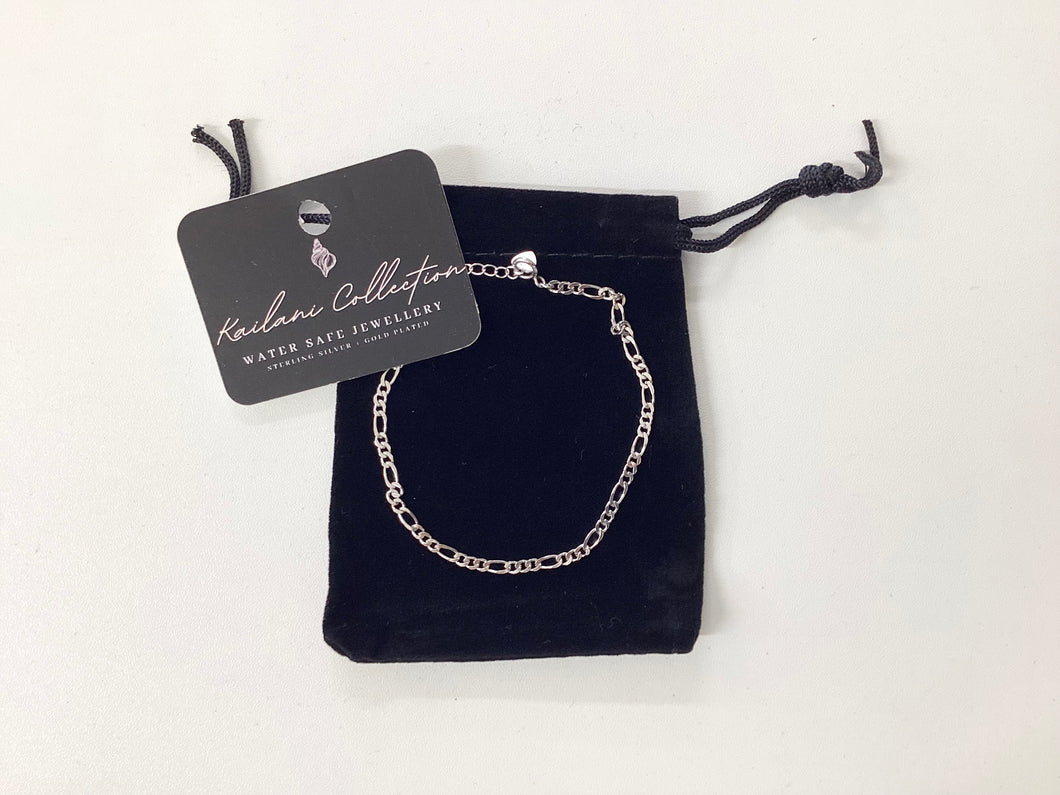 Kailani Silver Chain Bracelet