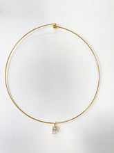 Load image into Gallery viewer, Golden Halo Drop Necklace
