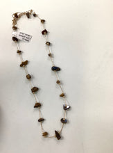 Load image into Gallery viewer, Brown Gem Stone Necklace
