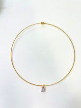 Load image into Gallery viewer, Golden Halo Drop Necklace
