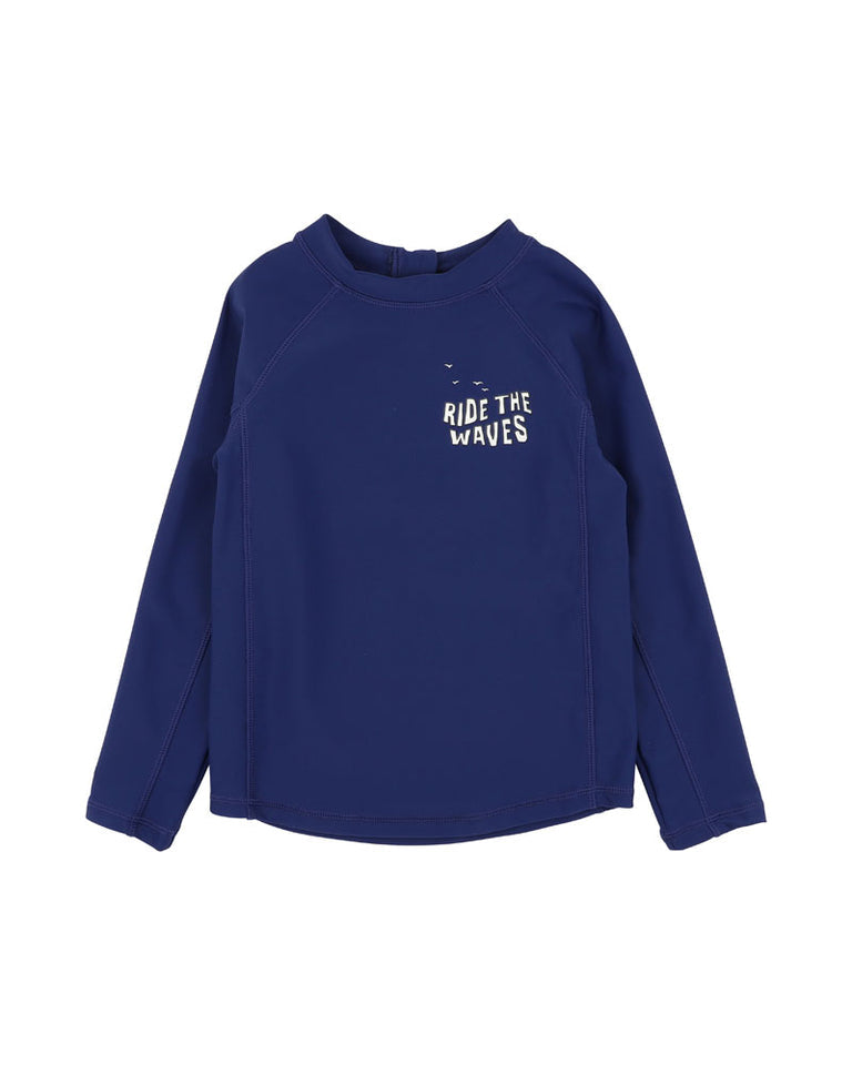 Ride The Waves LS Rash Top