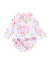 Load image into Gallery viewer, Bianca White LS Sunsuit
