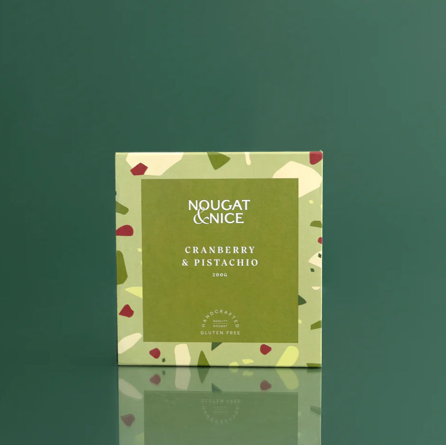 Cranberry and Pistachio Nougat