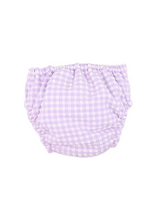 Load image into Gallery viewer, Lilac Gingham Aqua Nappy
