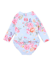 Load image into Gallery viewer, Bianca Blue LS Sunsuit
