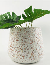 Load image into Gallery viewer, Terrazzo Planter Orange &amp; Pink Medium

