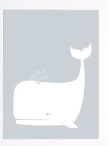 Wilbur Whale Art Print