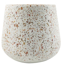 Load image into Gallery viewer, Terrazzo Planter Orange &amp; Pink Medium
