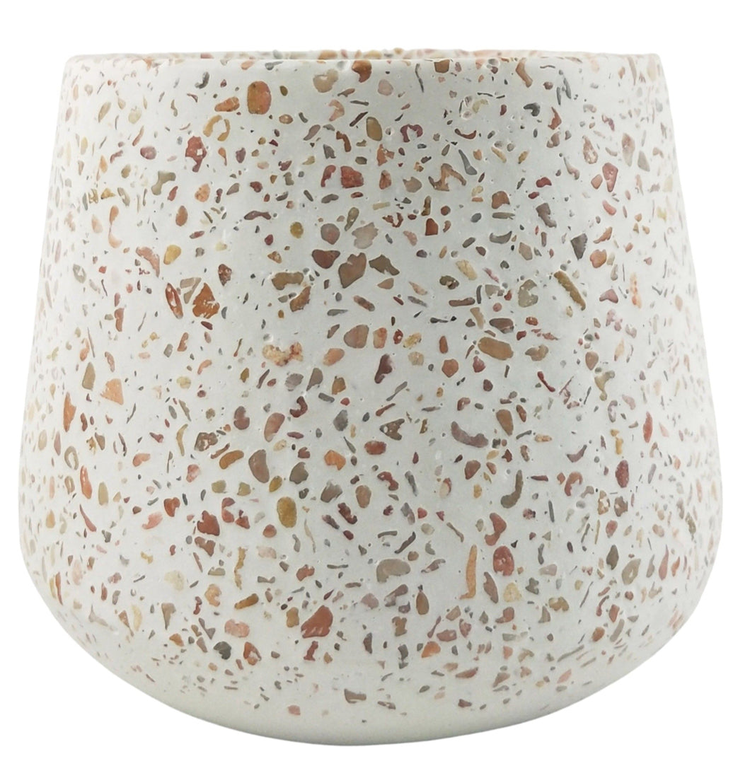 Terrazzo Planter Orange & Pink Medium