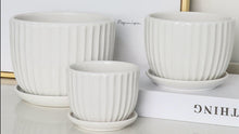 Load image into Gallery viewer, White Rib Pot Set
